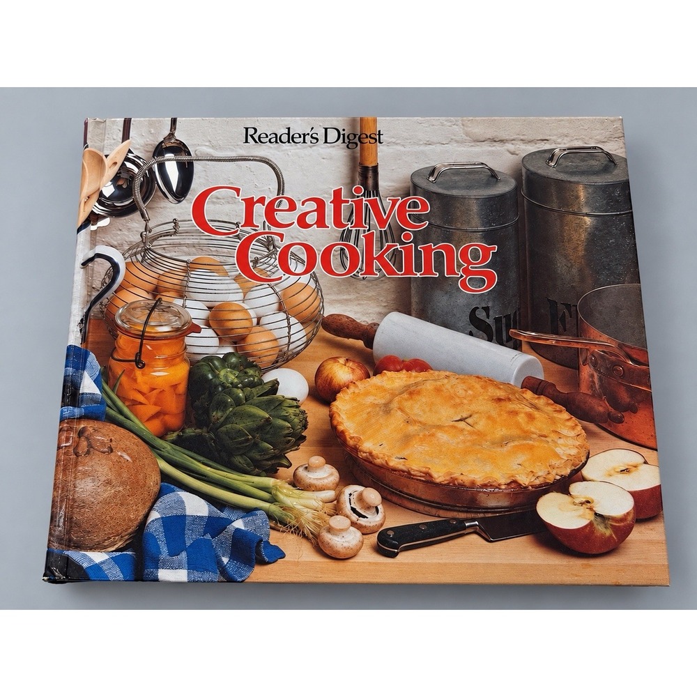 Reader's Digest Creative Cooking Hardcover Cookbook 1978 3rd Printing Vintage